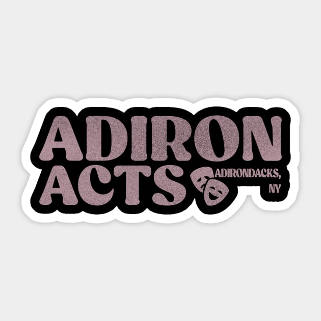 Adiron Acts Sticker by inesbot